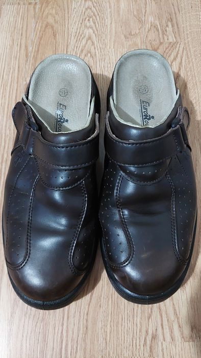 Мъжки кожени чехли EuroRoutier номер 45