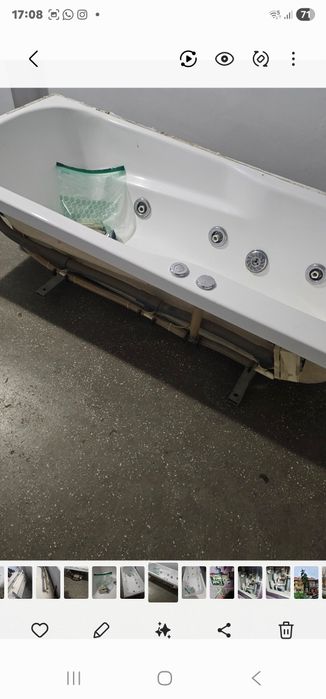 Cada acril cu duze hidromasaj