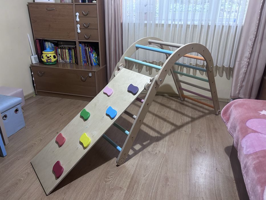 Пиклер Wooden Magic с пързалка и дъга