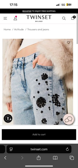 Дънки twinset 100% оригинал