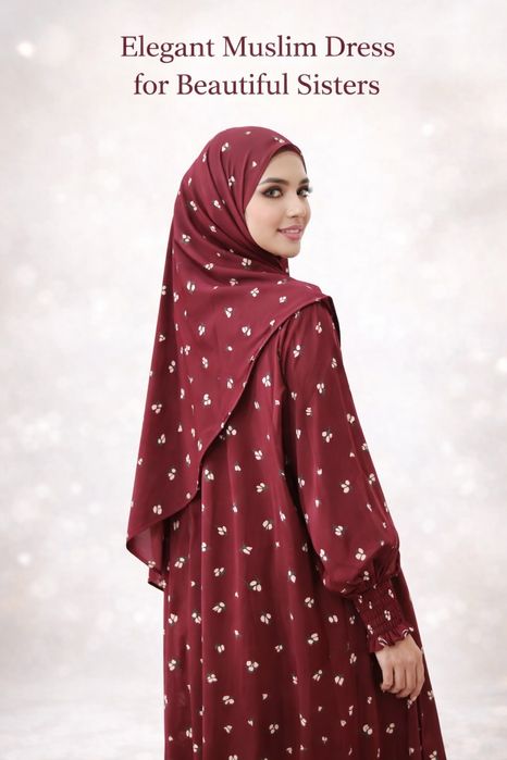 Женское платье с хиджабом, намазник