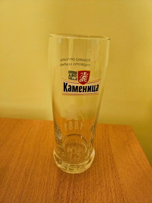 Продават се нови, стъкленни чаши за бира на "Каменица"