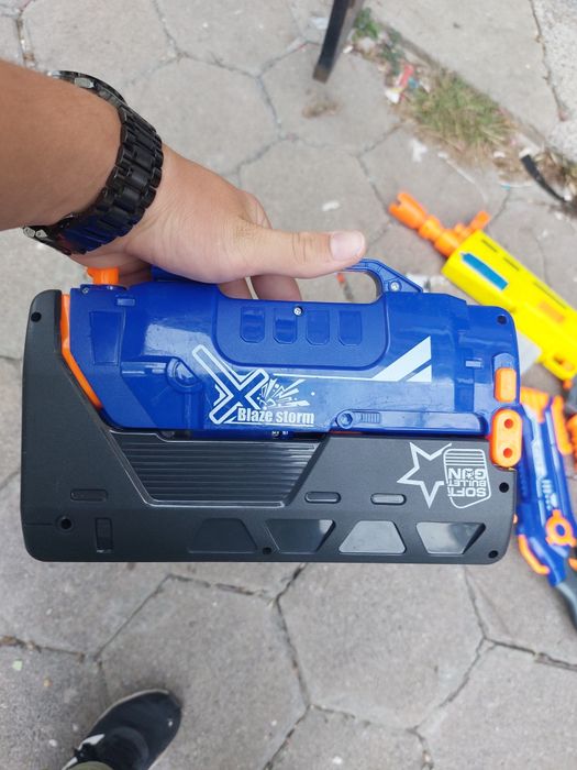 10 нърф играчки с меки патрони