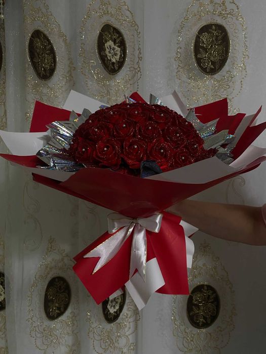 Buchete trandafiri din sapun