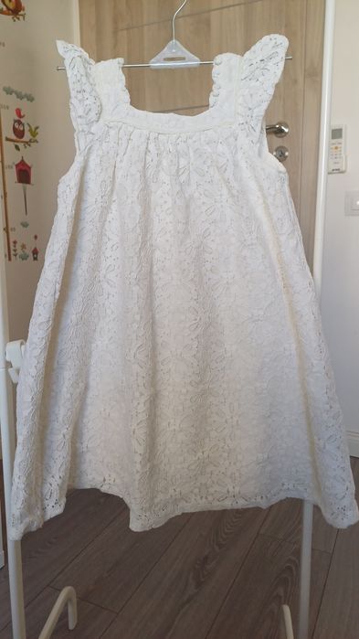 Rochie eleganta fete fetite voal dantela paiete invarticioase 5ani 116