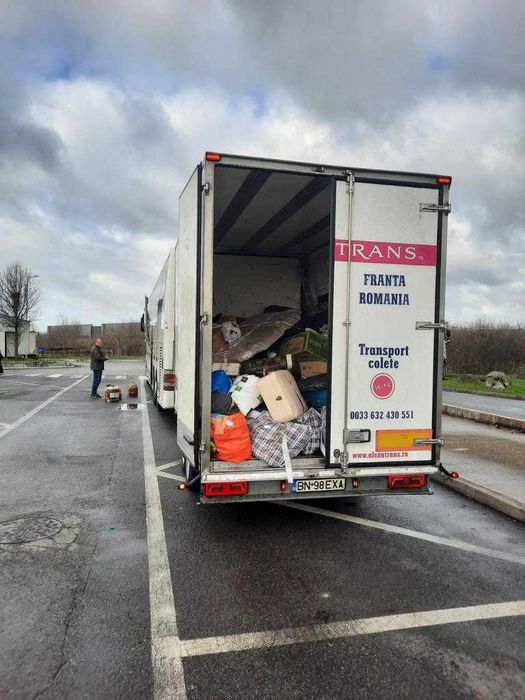 Transport colete, persoane și mașini. ROMÂNIA - PARIS (FRANTA)