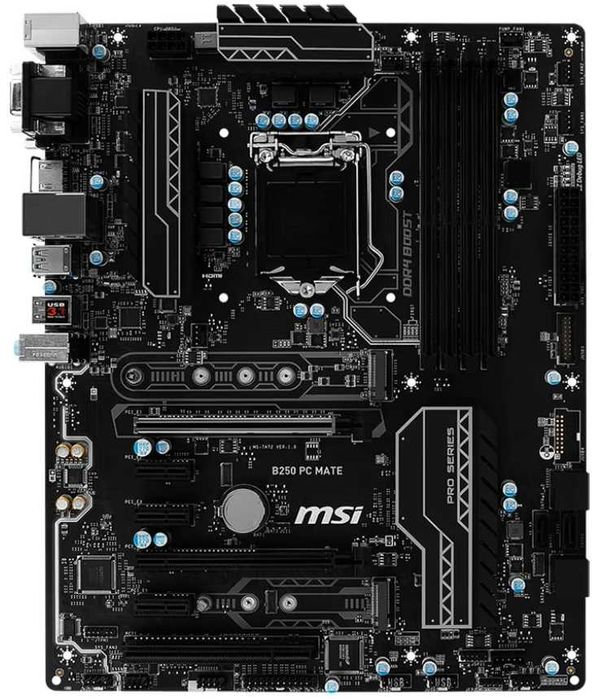 Дъно Дънна платка MSI B250 PC MATE 1151 DDR4