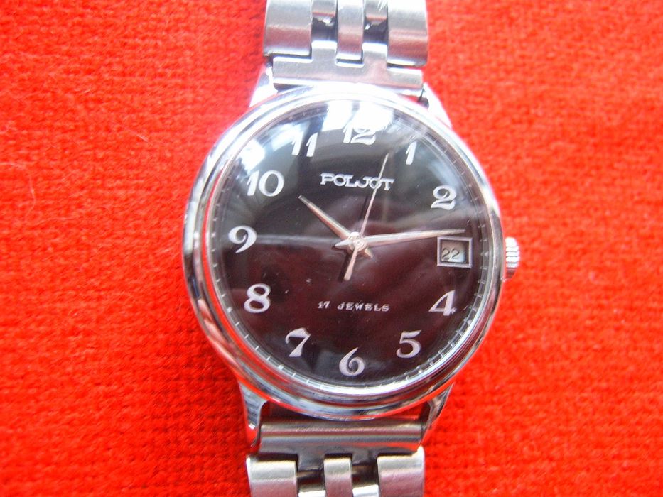 Poljot 17 jewels USSR black dial ! Мъжки ръчен часовник,като нов !