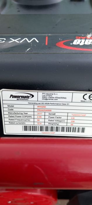 Generator monofazat Pramac Powermate