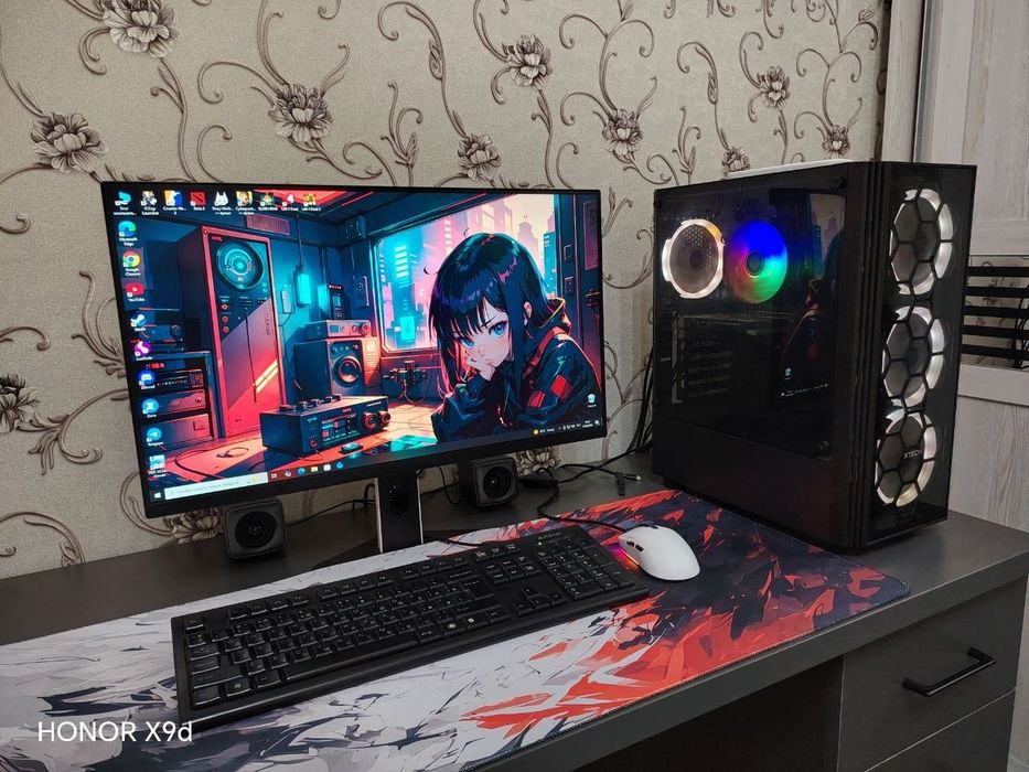 Игровой ПК + монитор | i3-10100f | rx 550 4gb