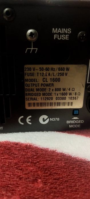 Dynacord cl 1600  Schimb cu rcf 322a sau 325a pasive sau active