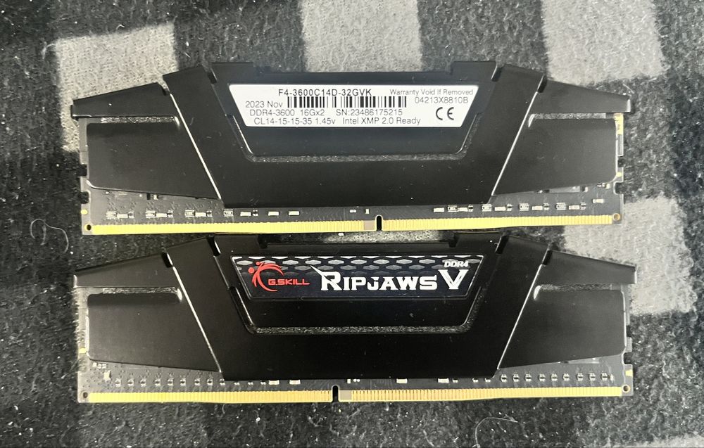 Memorie RAM DDR4 2x16Gb 3600MHz CL14 G.Skill Ripjaws V