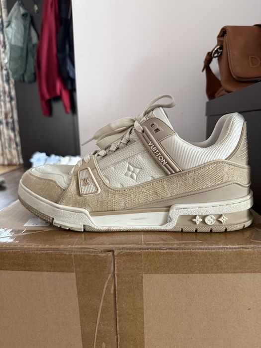 Adidasi louiv vuitton de firma LV bej