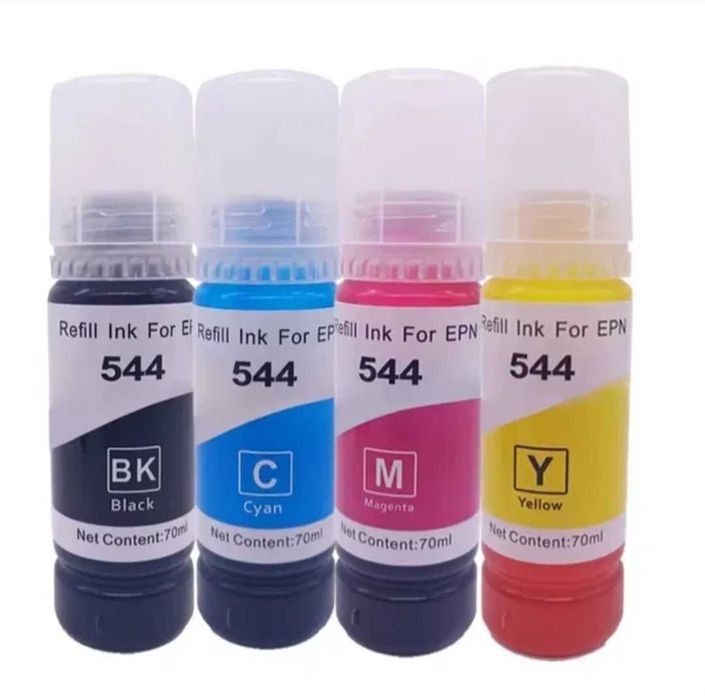 Мастило за всички принтери Epson Ecotank Epson 102, 103, 104, 522, 544, Ecotank ЕТ и Ecotank L серии