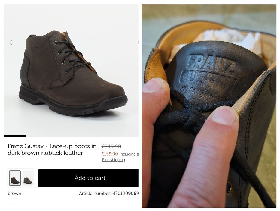 Ghete Premium Franz Gustav, Sanitized, Bărbați - 42,5/43