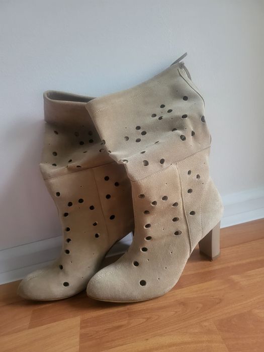 Cizme primavara-toamna, din piele, 38