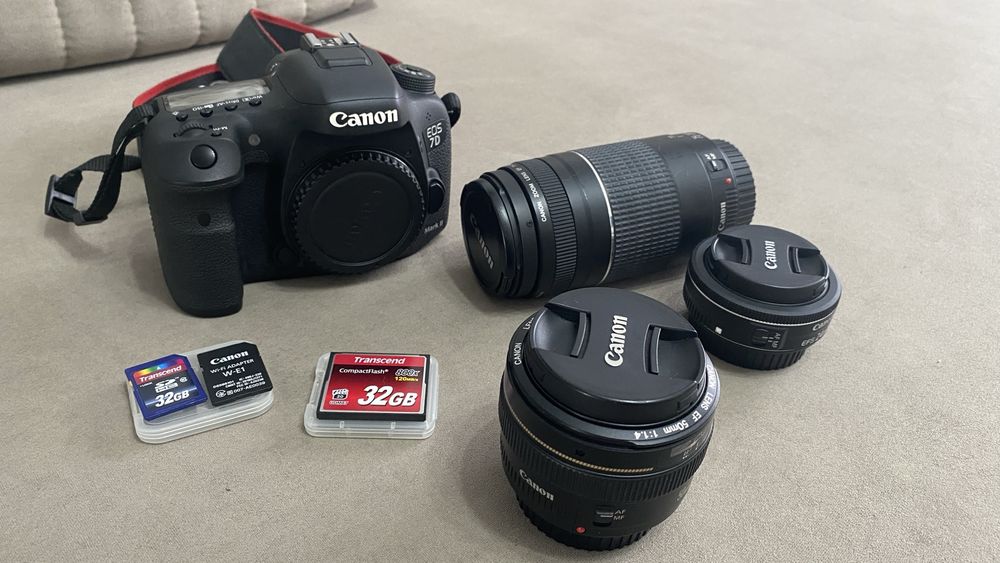Canon EOS 7D mark II + 3 объектива