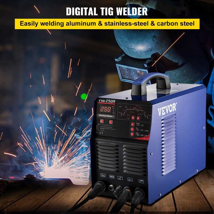 Сварочный аппарат Vevor Tig Welder AC/dc Aluminium Welder 220v 3 In 1