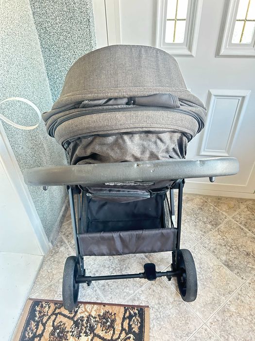 Бебешка количка с трансформираща се седалка 3в1 KikkaBoo Gianni, Black