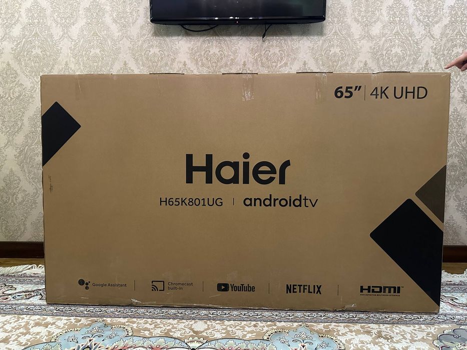 Haier 65 dyum (165 sm) 4K UHD Smart Android TV