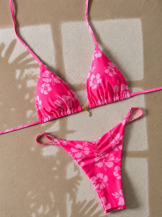 Costum de Baie Tropical Pink - Noua Colecție Vară