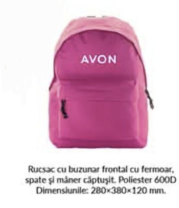 Rucsac roz marca Avon