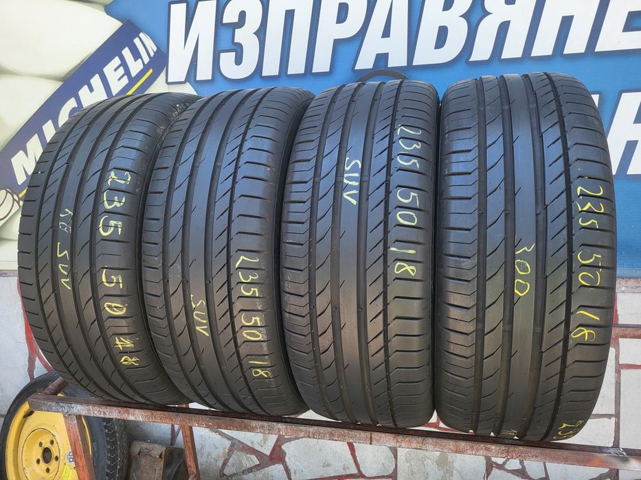235 50 18 Continental 4бр летни  дот 22
