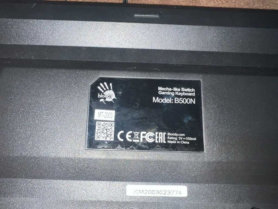 Игровая клавиатура A4Tech Bloody B500N