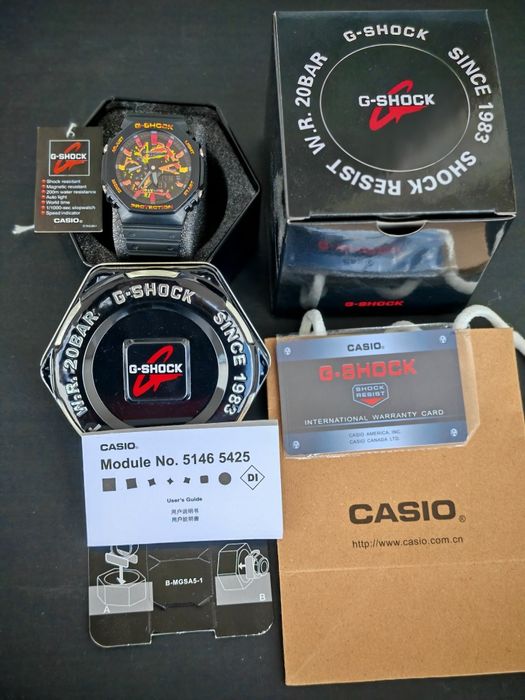 Casio G shock 11 бр за 350 лв, нови Касио часовници с кутии