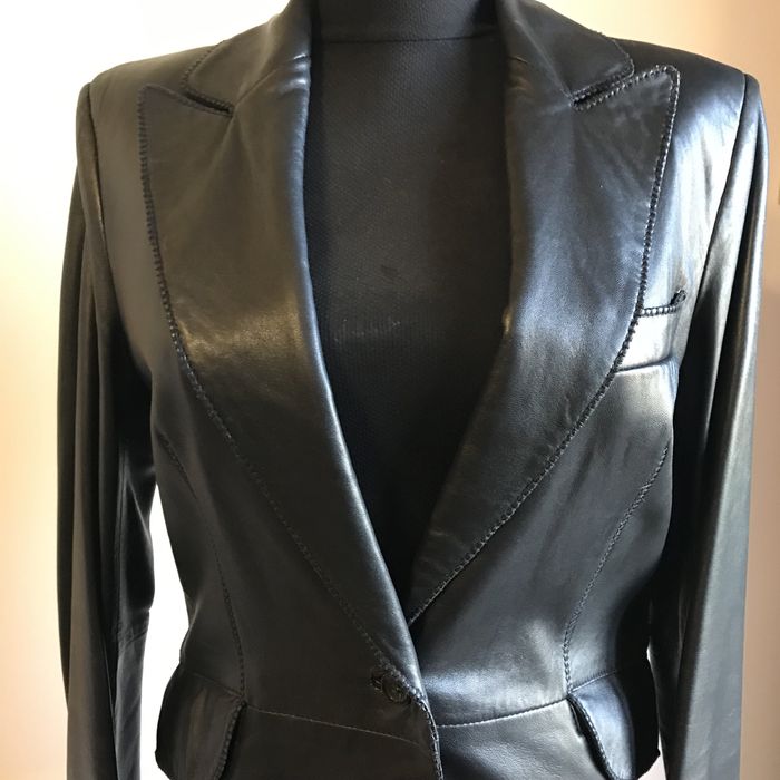 Roberto Cavalli - Just leather original намалено ,сако естествена кожа