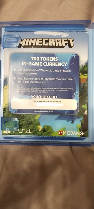 MINECRAFT на Playstation4 диск