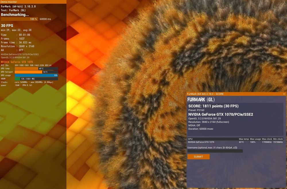 ТОП състояние Видео карта MSI GeForce GTX 1070 GAMING X 8G GDDR5