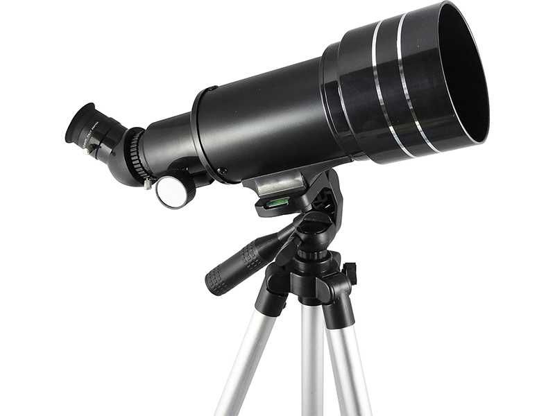 НОВИ! Лунен телескоп 70мм с филтър и статив Buki