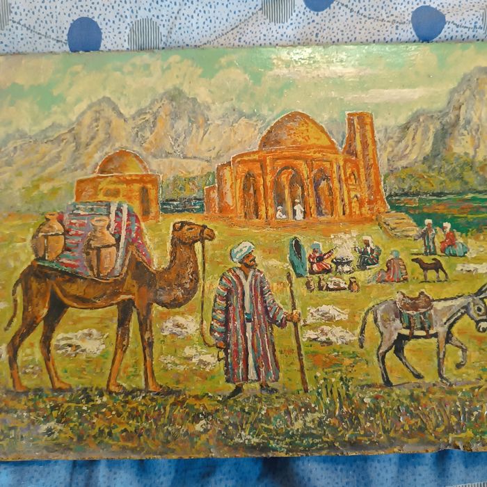 Картина маслом состояние хорошее.