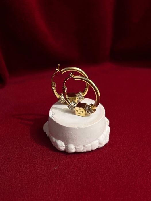 Золотые серьги/BariBarShop/0•0•24