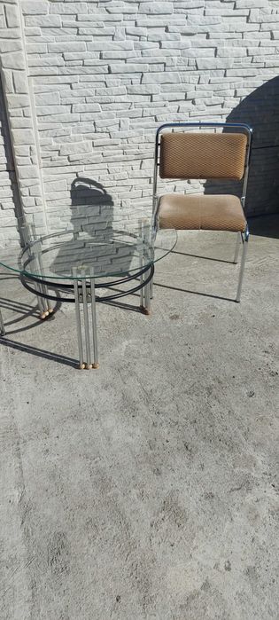 Masa rotunda cu 2 scaune