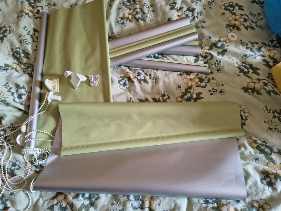 Stor rulou opac verde 56,6×150 cm – protecție solară