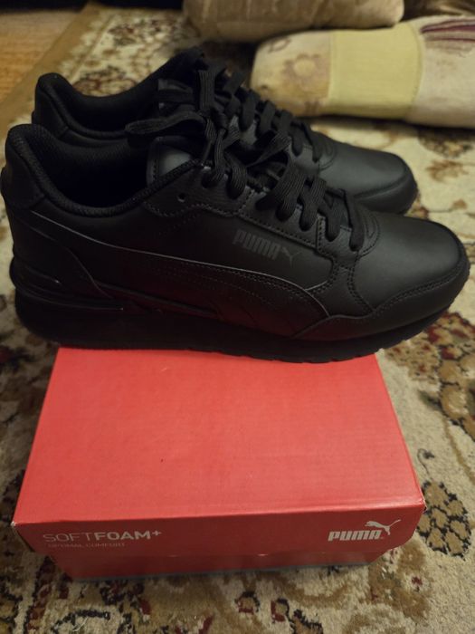 Puma кроссовки чёрные