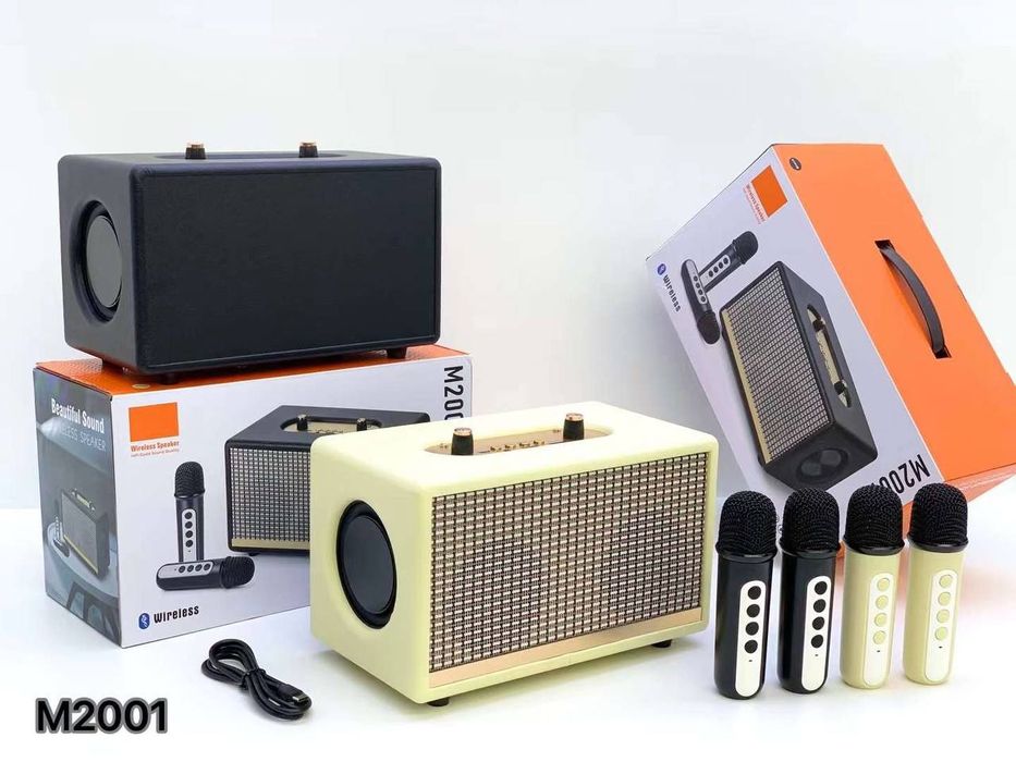 Колонка,ретро колонка с микрофоном