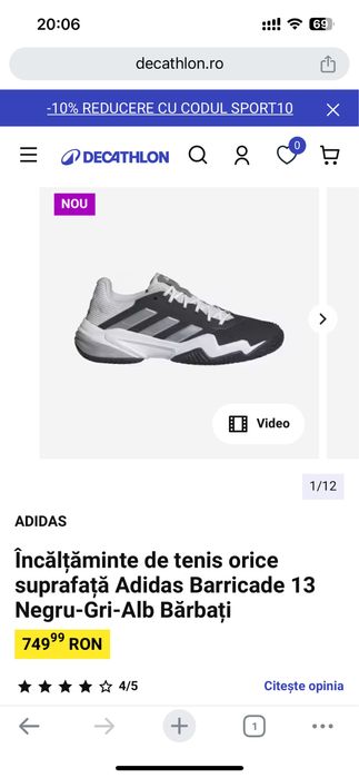 Incaltaminte tenis ADIDAS Barricade