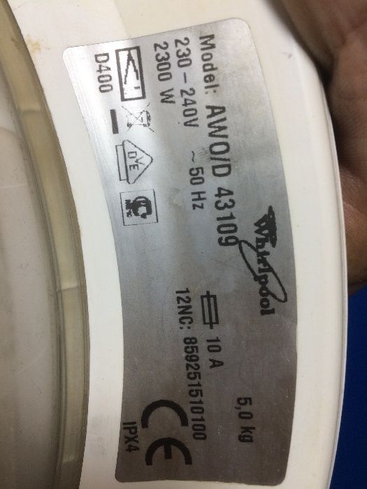 Hublou / usa masina de spalat Whirlpool serie AWO/D