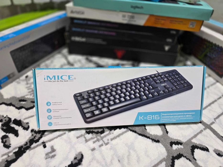 Klaviatura IMICE K-816 | Yangi | 3 dona qoldi | Bir sizni qaritadi