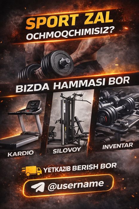 тренажерный зал йегб сотамиз ва йегб берамиз