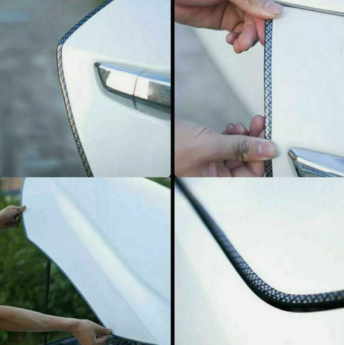 Декоративна Карбонова Лайсна за врата- 12 метра.