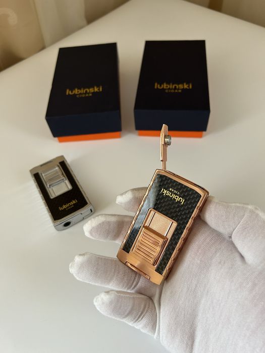 Запалка Lubinski с двоен пламък и вграден пънч