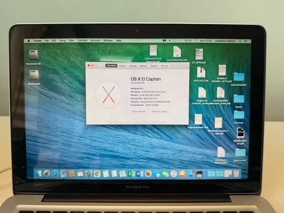MacBook Pro 13 Unibody Mid 2009 – 8 GB RAM – Impecabil / Tinut in Carcasa + Geanta