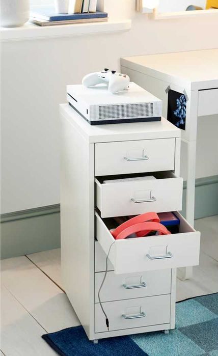 Comoda cu sertare si rotile, tip rollbox, 28x69x41 cm