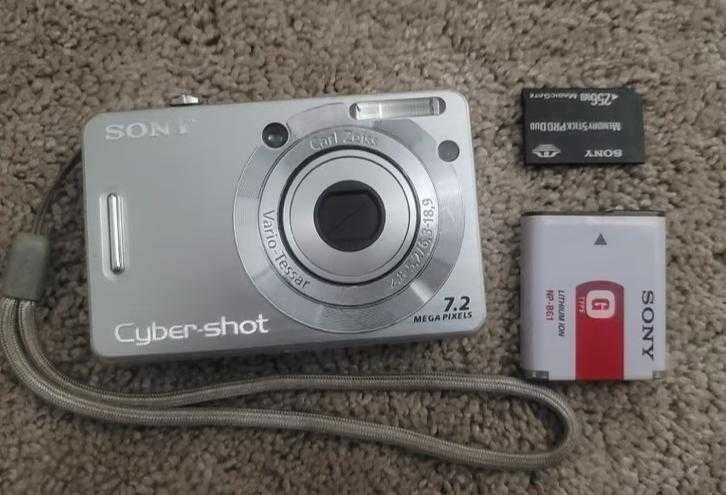 Sony Cyber-shot DSC-W55 дигитална ретро камера компактен фотоапарат