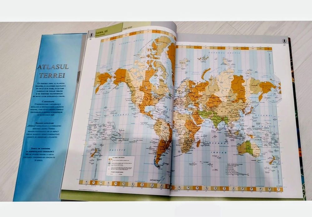 Atlasul Lumii - atlas geografic, 256 pagini, Editura Rao, 2008