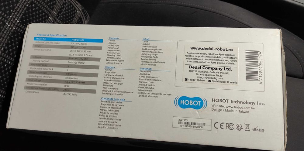 Robot curatare geamuri HOBOT 388